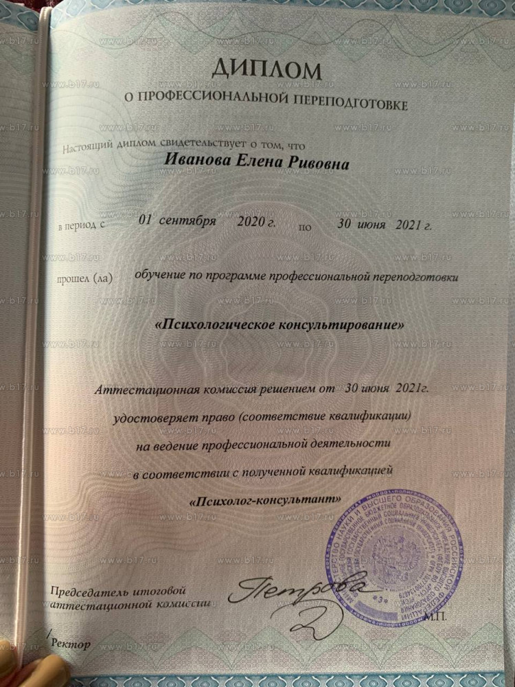 Диплом РГСУ